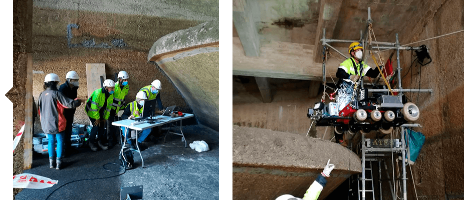 Infraestructuras inspeccionadas por profesionales ATES Technologies