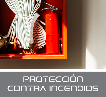 Extintores y recursos para la protección contra incendios con la instalación y el mantenimiento hecho por ATES